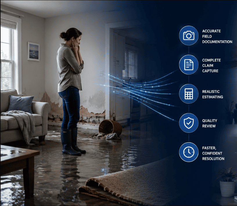 The homeowner experience connected to the carrier claims process