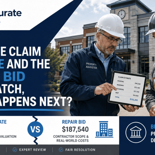 When the Claim Estimate and the Repair Bid Don’t Match, What Happens Next?